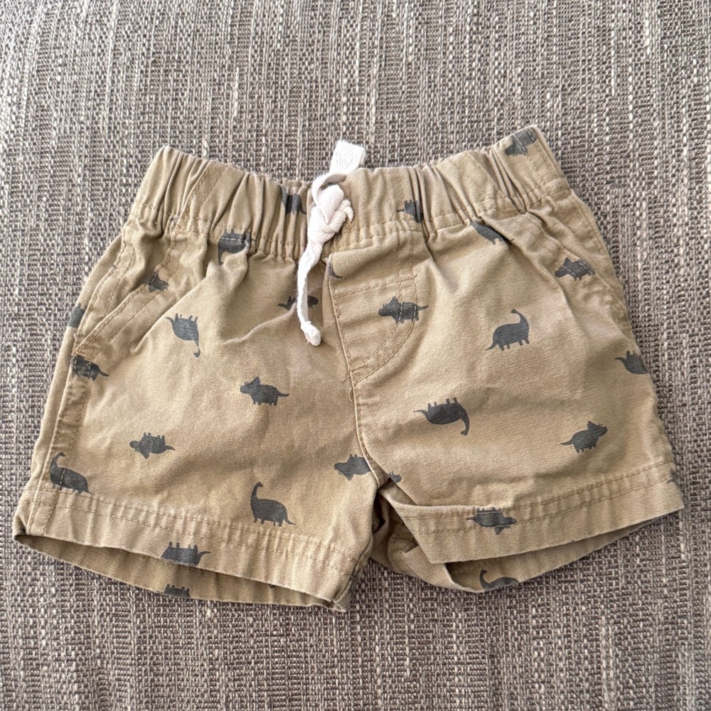 Carter’s Dinosaur Print Tan Shorts